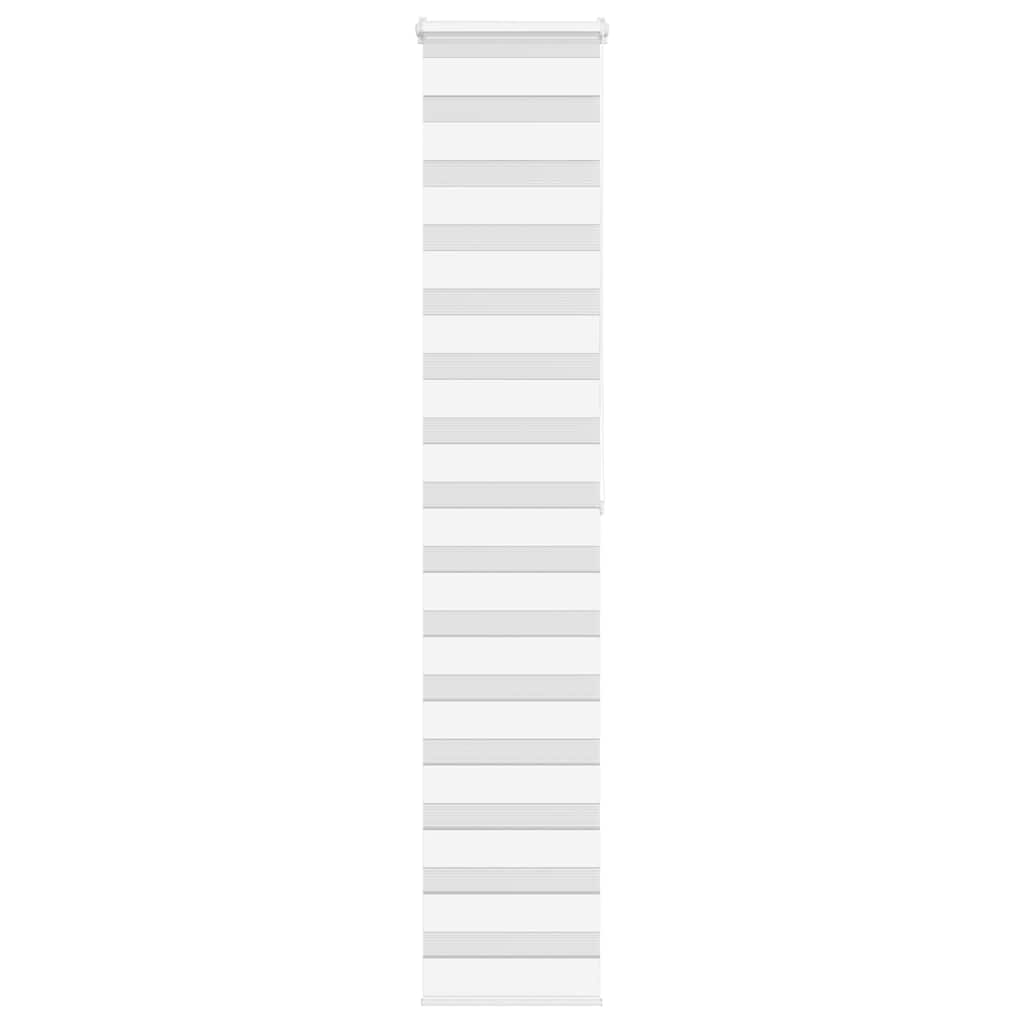 Zebra rolgordijn 40x200 cm stofbreedte 35,9 cm polyester wit