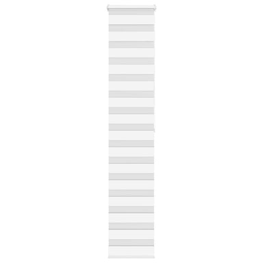 Zebra rolgordijn 40x200 cm stofbreedte 35,9 cm polyester wit