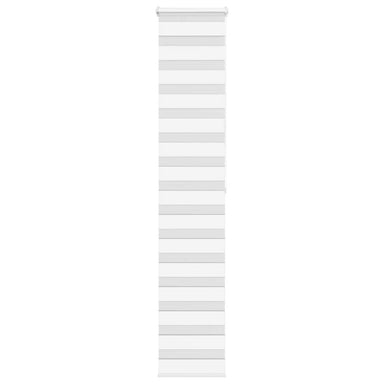 Zebra rolgordijn 50x200 cm stofbreedte 45,9cm polyester wit