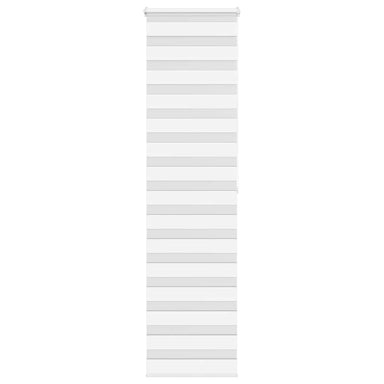 Zebra rolgordijn 55x200 cm stofbreedte 50,9 cm polyester wit