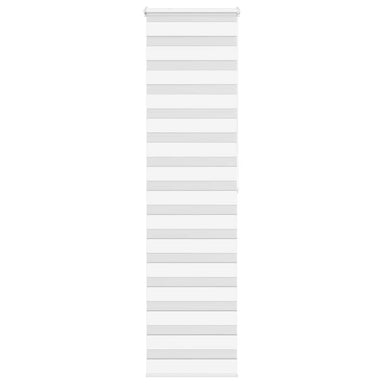 Zebra rolgordijn 60x200 cm stofbreedte 55,9 cm polyester wit