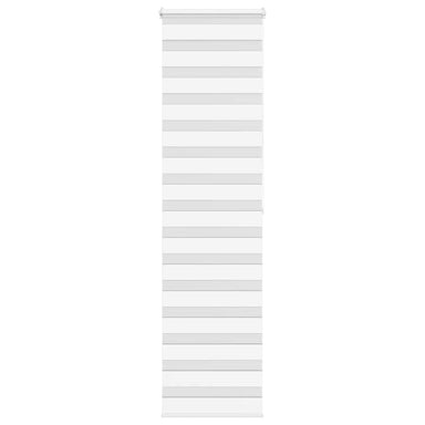 Zebra rolgordijn 65x200 cm stofbreedte 60,9 cm polyester wit