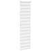 Zebra rolgordijn 65x200 cm stofbreedte 60,9 cm polyester wit