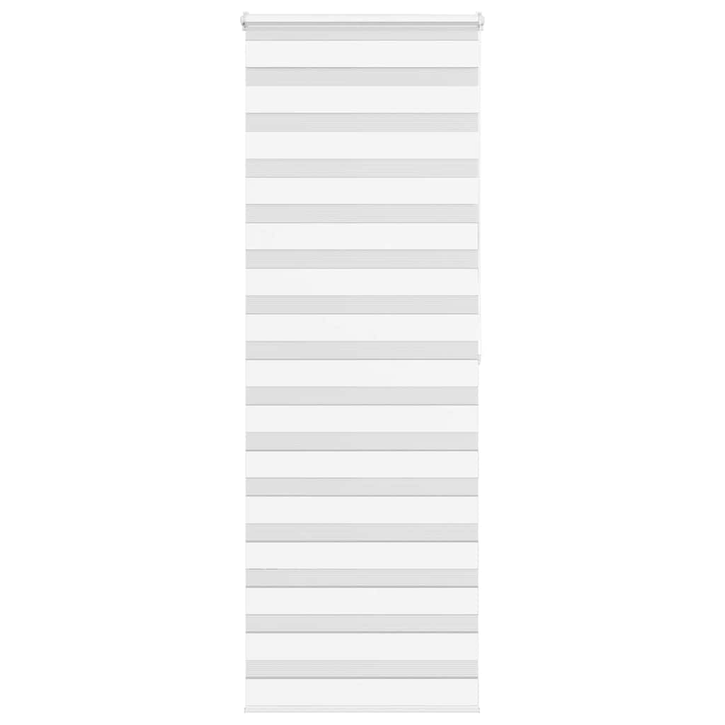 Zebra rolgordijn 80x200 cm stofbreedte 75,9 cm polyester wit