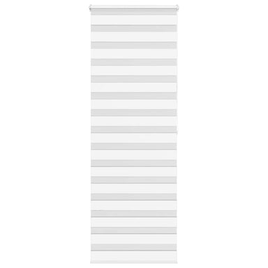 Zebra rolgordijn 80x200 cm stofbreedte 75,9 cm polyester wit
