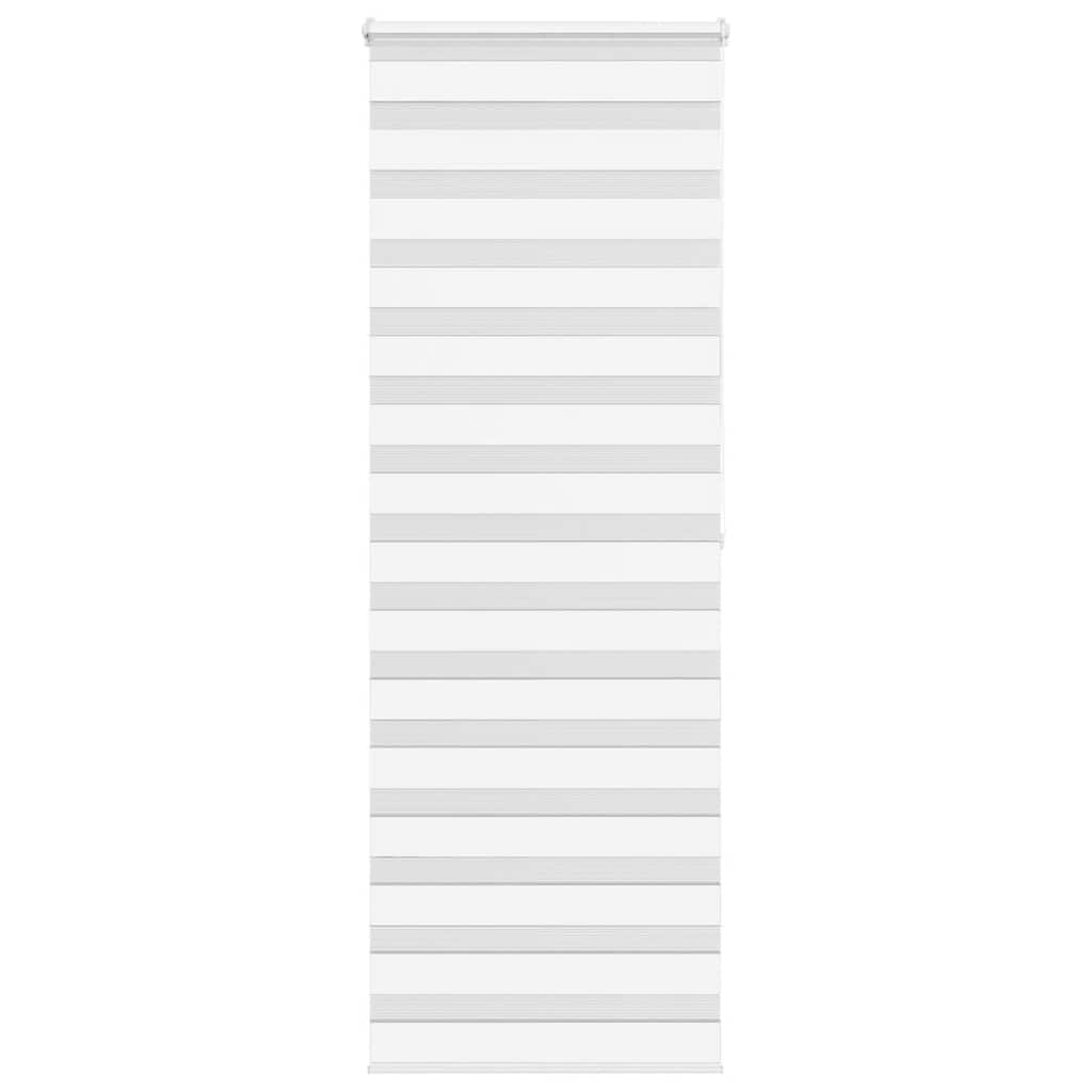 Zebra rolgordijn 85x200 cm stofbreedte 80,9 cm polyester wit