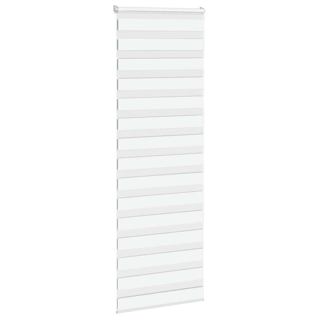 Zebra rolgordijn 90x200 cm stofbreedte 85,9 cm polyester wit