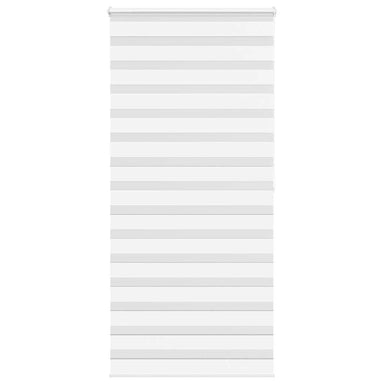 Zebra rolgordijn 95x200 cm stofbreedte 90,9 cm polyester wit