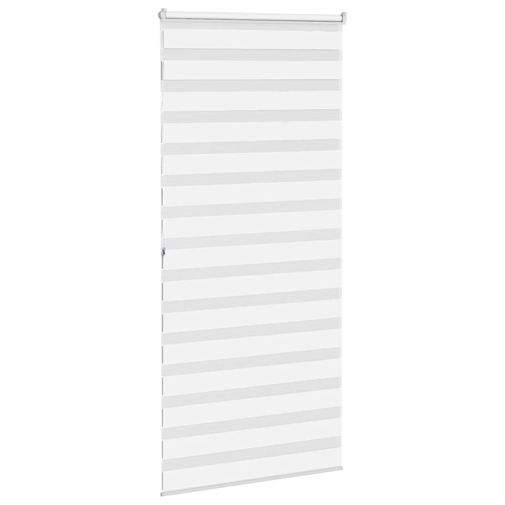 Zebra rolgordijn 95x200 cm stofbreedte 90,9 cm polyester wit