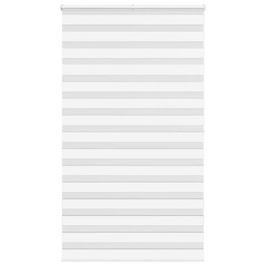 Zebra rolgordijn 125x200 cm stofbreedte 120,9cm polyester wit