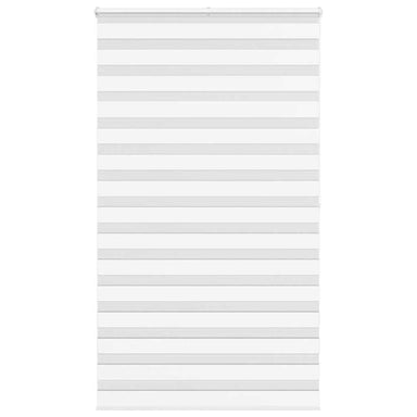 Zebra rolgordijn 130x200 cm stofbreedte 125,9cm polyester wit