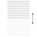 Zebra rolgordijn 140x200 cm stofbreedte 135,9cm polyester wit