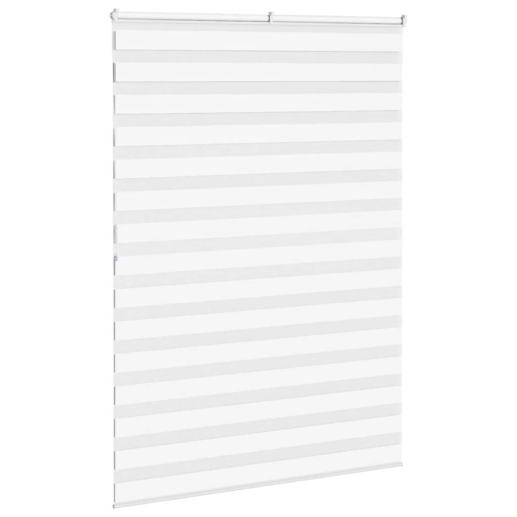 Zebra rolgordijn 155x200 cm stofbreedte 150,9cm polyester wit