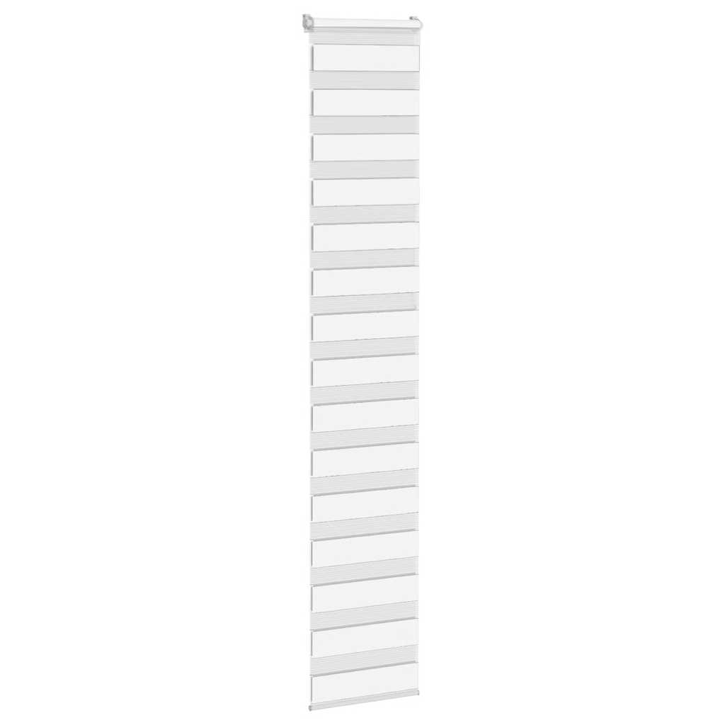 Zebra rolgordijn 40x230 cm stofbreedte 35,9 cm polyester wit