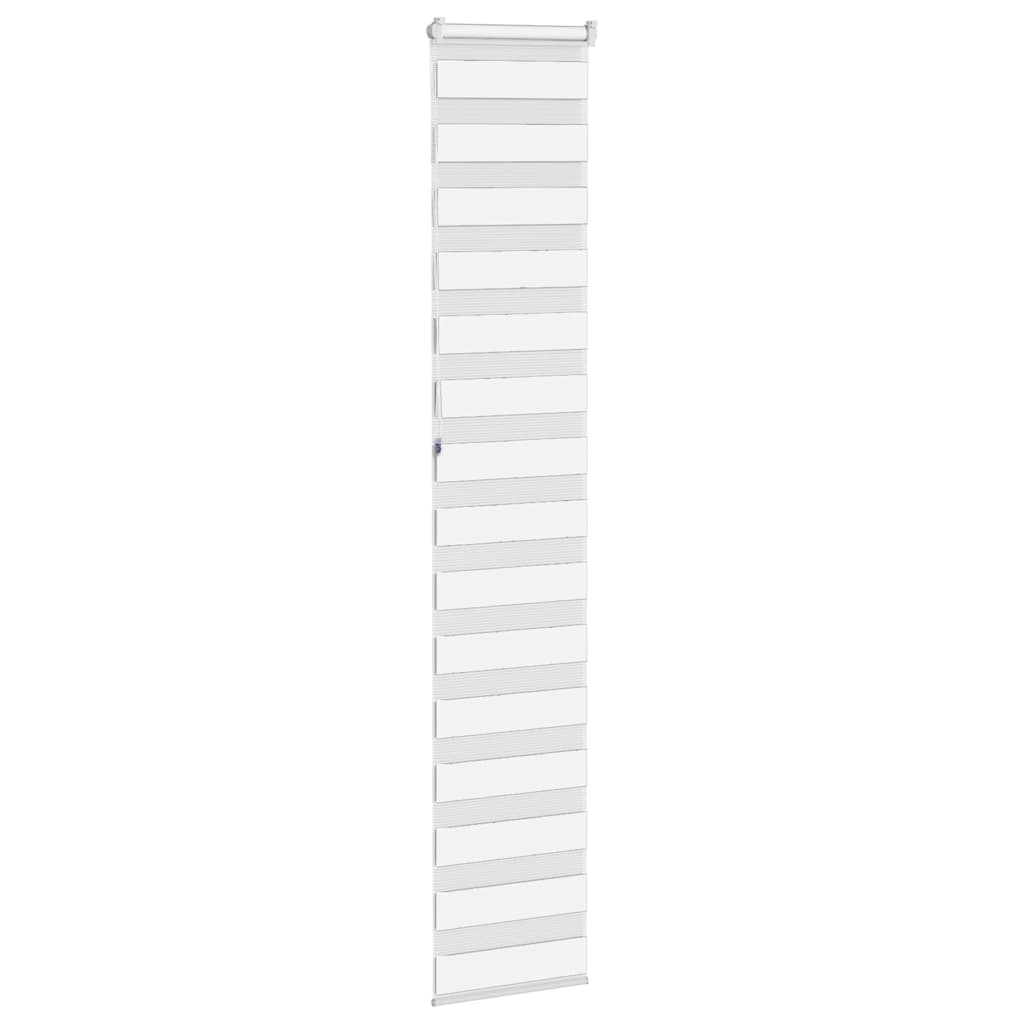 Zebra rolgordijn 40x230 cm stofbreedte 35,9 cm polyester wit