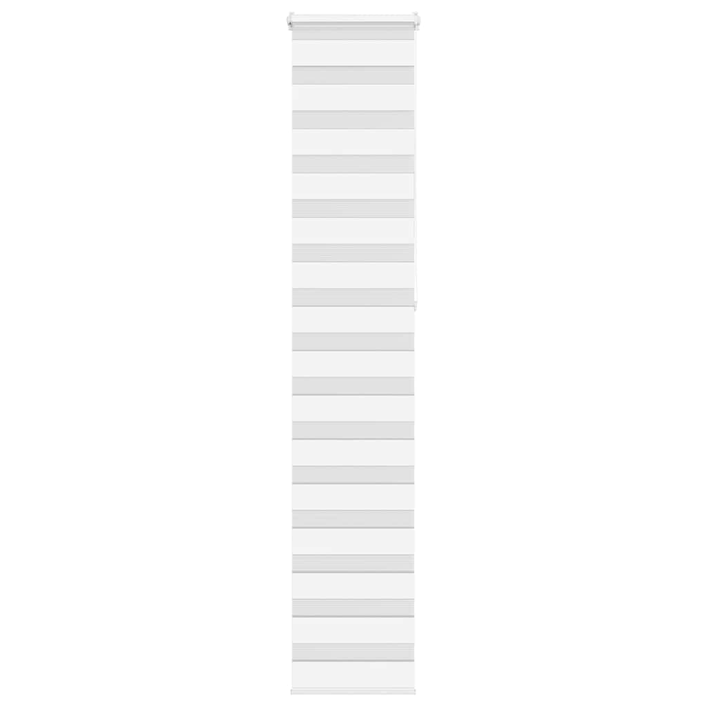 Zebra rolgordijn 45x230 cm stofbreedte 40,9 cm polyester wit