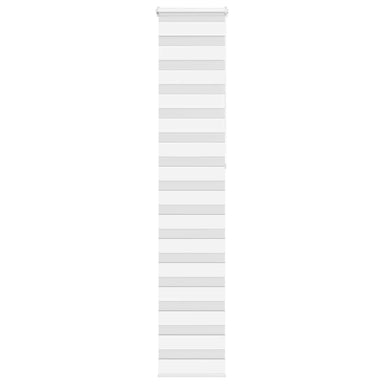 Zebra rolgordijn 45x230 cm stofbreedte 40,9 cm polyester wit