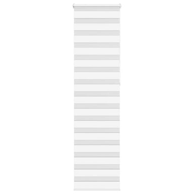 Zebra rolgordijn 55x230 cm stofbreedte 50,9 cm polyester wit