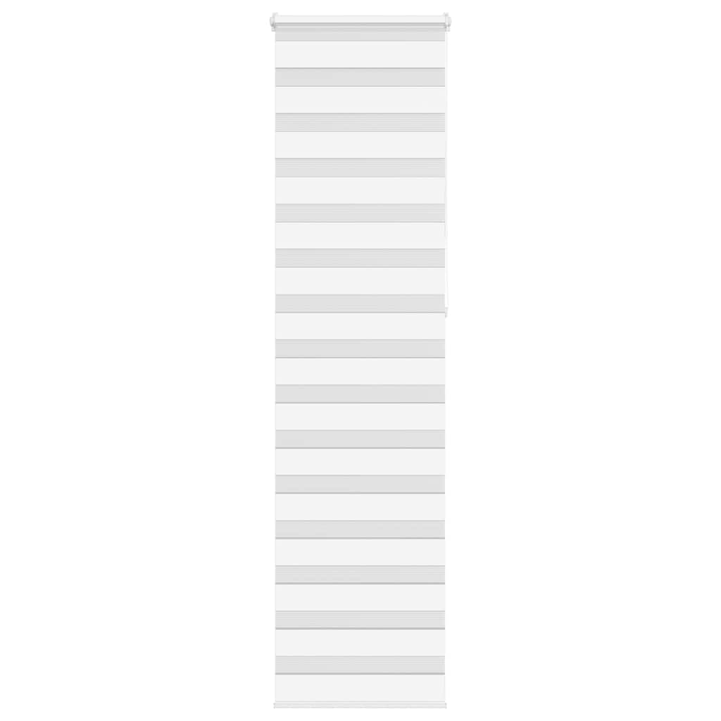 Zebra rolgordijn 60x230 cm stofbreedte 55,9 cm polyester wit