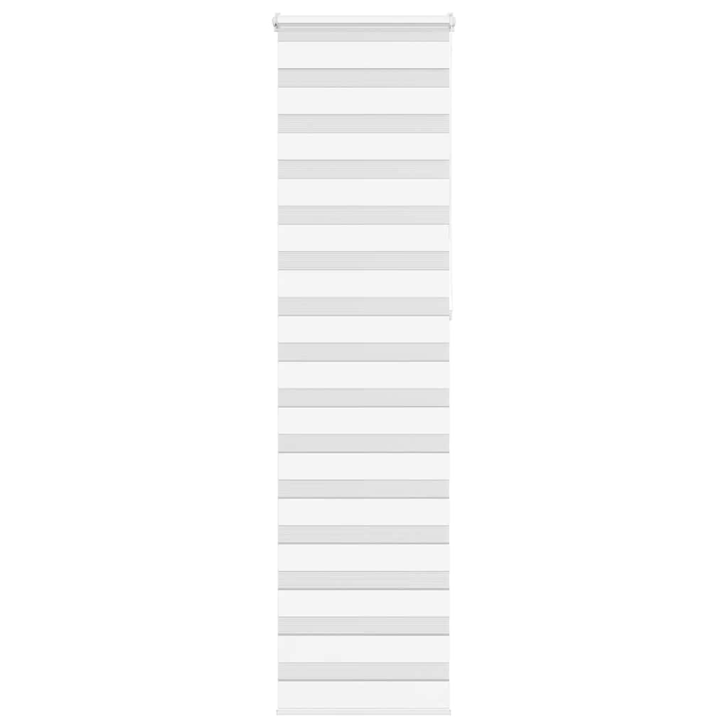 Zebra rolgordijn 65x230 cm stofbreedte 60,9 cm polyester wit
