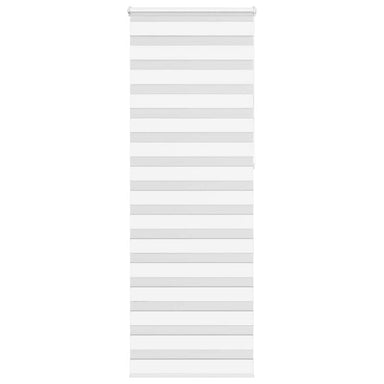 Zebra rolgordijn 75x230 cm stofbreedte 70,9 cm polyester wit