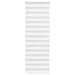 Zebra rolgordijn 75x230 cm stofbreedte 70,9 cm polyester wit