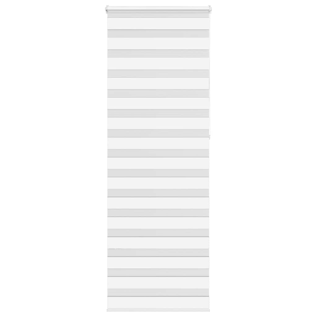 Zebra rolgordijn 85x230 cm stofbreedte 80,9 cm polyester wit