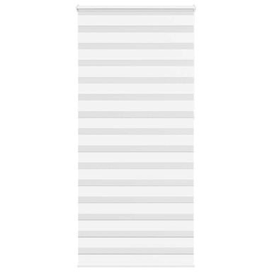 Zebra rolgordijn 95x230 cm stofbreedte 90,9 cm polyester wit
