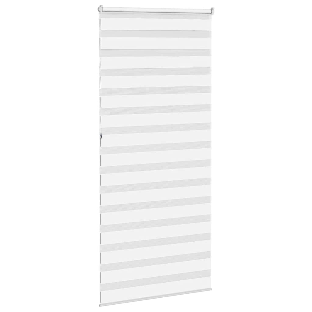 Zebra rolgordijn 95x230 cm stofbreedte 90,9 cm polyester wit