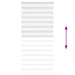Zebra rolgordijn 95x230 cm stofbreedte 90,9 cm polyester wit