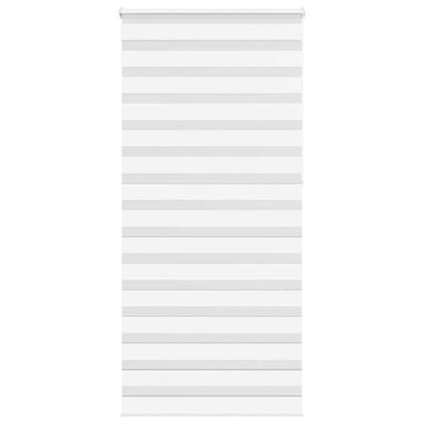 Zebra rolgordijn 100x230 cm stofbreedte 95,9 cm polyester wit