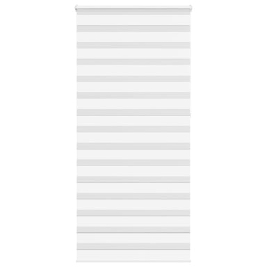 Zebra rolgordijn 105x230 cm stofbreedte 100,9cm polyester wit