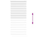 Zebra rolgordijn 110x230 cm stofbreedte 105,9cm polyester wit