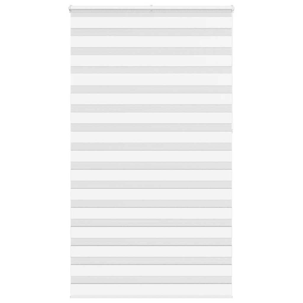 Zebra rolgordijn 120x230 cm stofbreedte 115,9cm polyester wit