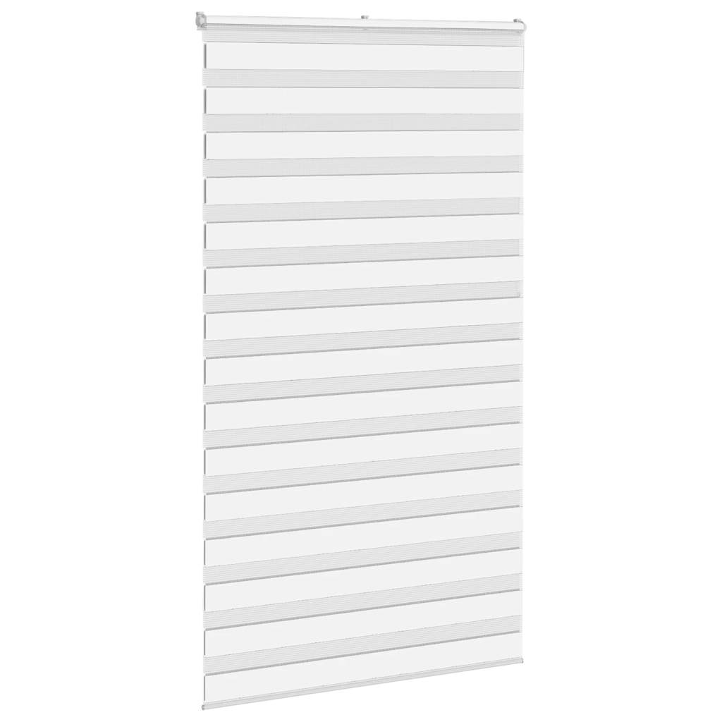 Zebra rolgordijn 120x230 cm stofbreedte 115,9cm polyester wit