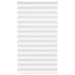 Zebra rolgordijn 125x230 cm stofbreedte 120,9cm polyester wit