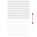 Zebra rolgordijn 145x230 cm stofbreedte 140,9cm polyester wit