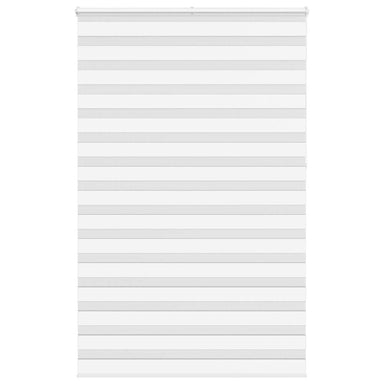 Zebra rolgordijn 150x230 cm stofbreedte 145,9cm polyester wit