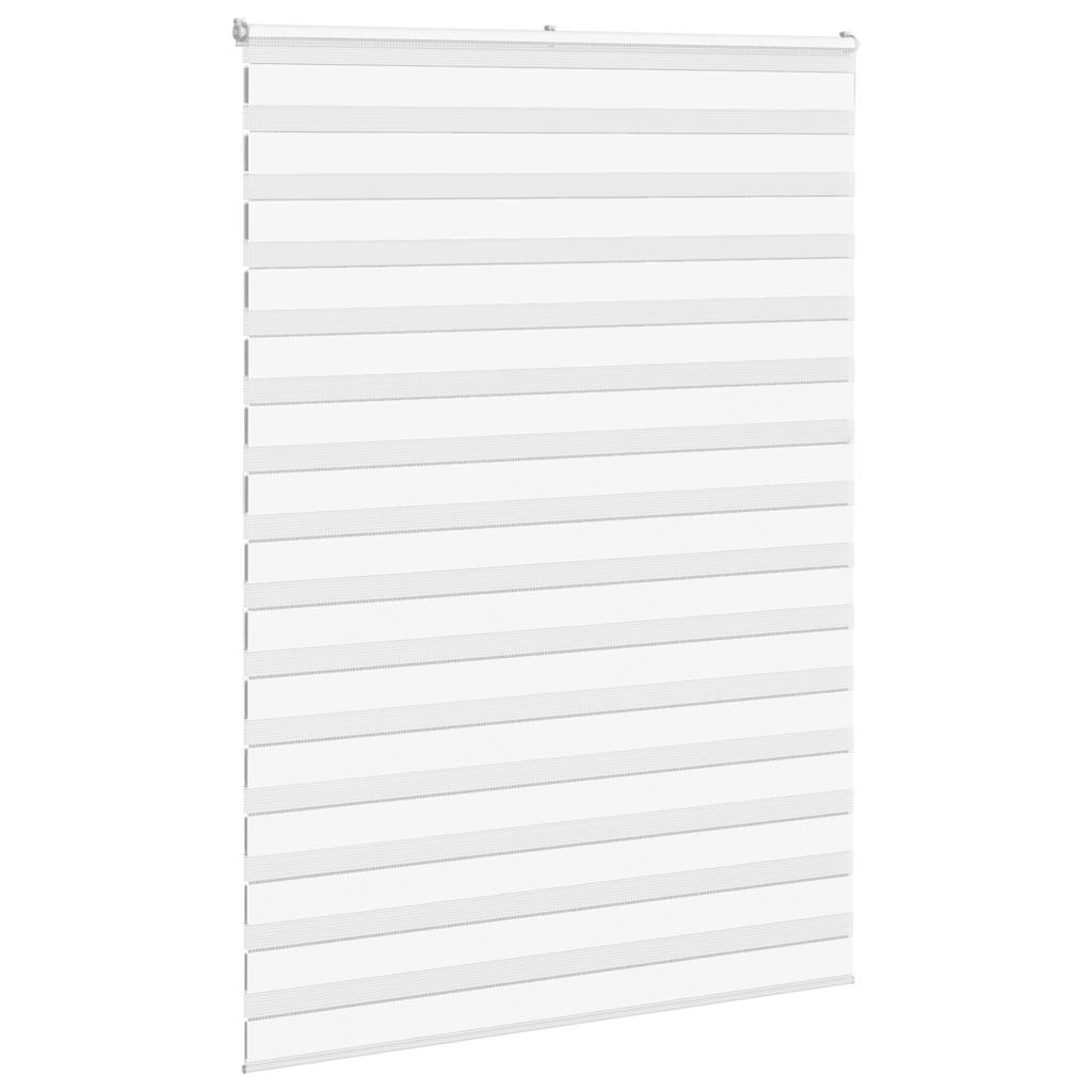 Zebra rolgordijn 160x230 cm stofbreedte 155,9cm polyester wit