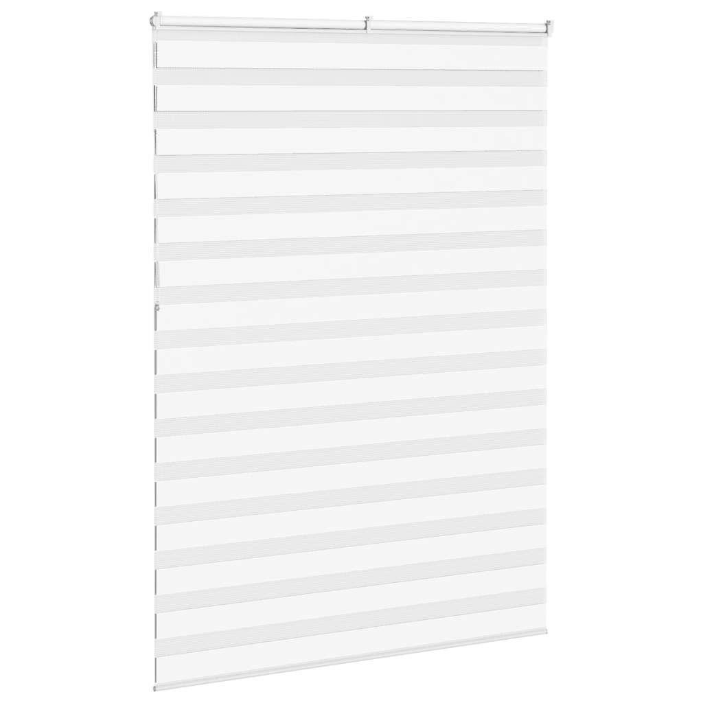 Zebra rolgordijn 160x230 cm stofbreedte 155,9cm polyester wit