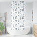 Doucherolgordijn 90x240 cm stofbreedte 86 cm