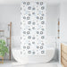 Doucherolgordijn 110x240 cm stofbreedte 106 cm