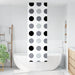 Doucherolgordijn 60x240 cm stofbreedte 56 cm