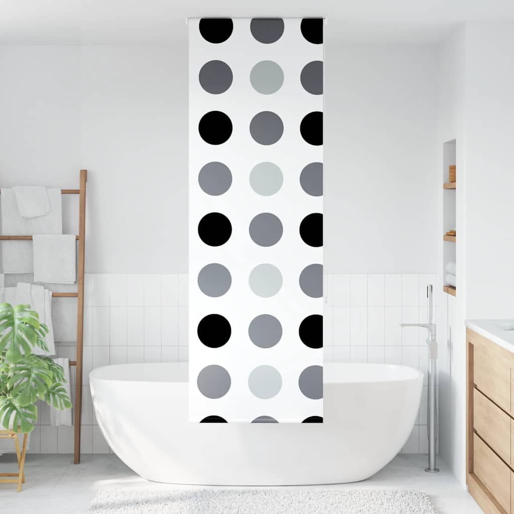 Doucherolgordijn 70x240 cm stofbreedte 66 cm