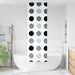 Doucherolgordijn 70x240 cm stofbreedte 66 cm
