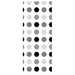 Doucherolgordijn 110x240 cm stofbreedte 106 cm