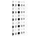 Doucherolgordijn 110x240 cm stofbreedte 106 cm
