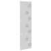 Doucherolgordijn 60x240 cm stofbreedte 56 cm