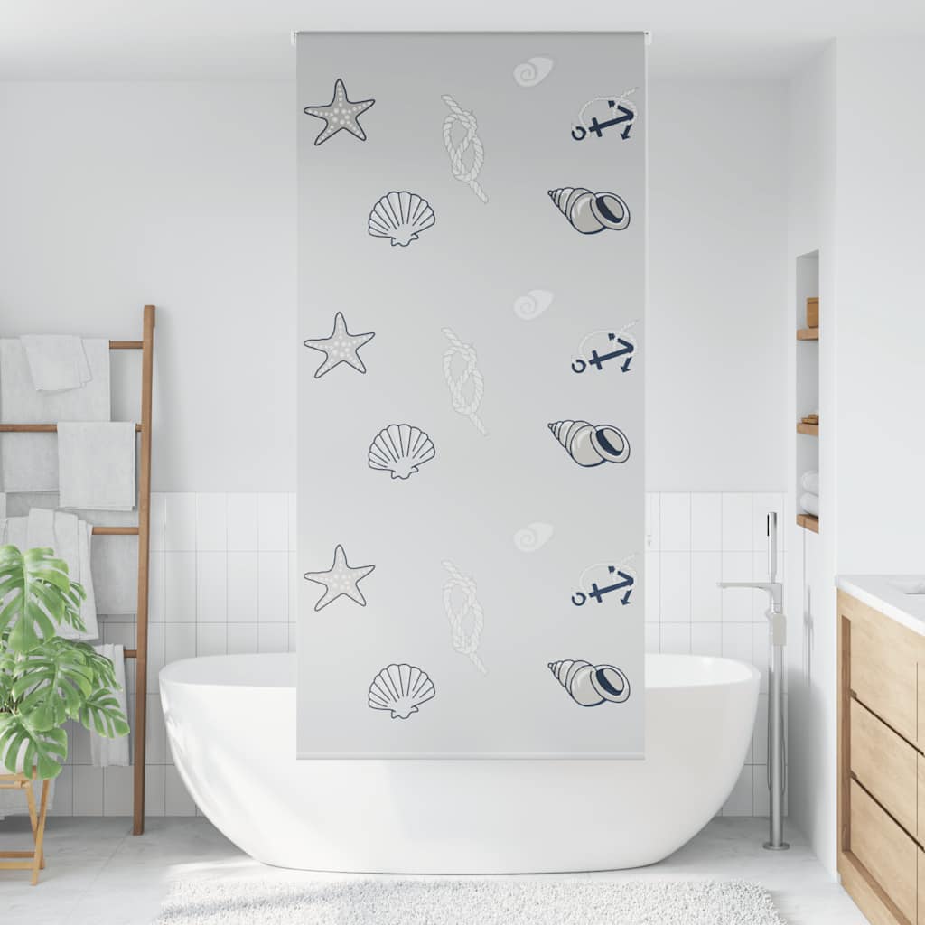 Doucherolgordijn 90x240 cm stofbreedte 86 cm