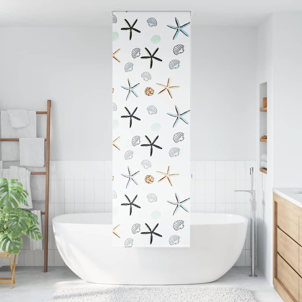 Doucherolgordijn 80x240 cm stofbreedte 76 cm